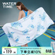 WATERTIME游泳浴巾速干吸水運動(dòng)毛巾披風(fēng)沙灘巾斗篷女浴袍健身毛巾 花海(160*80cm)