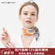 瑪麗亞·古琦（MARJA KURKI）小絲巾真絲女禮盒 高檔桑蠶絲圍巾小方巾禮物領(lǐng)巾 一切為你 紅橙色