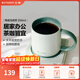 北鼎（Buydeem）馬克杯實(shí)用陶瓷水杯情侶杯咖啡茶杯可愛(ài)創(chuàng  )意禮物辦公早餐杯杯蓋 【淺杉綠】350ml馬克杯
