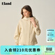 ELAND衣戀短外套女時(shí)尚運動(dòng)風(fēng)長(cháng)袖連帽夾克2025秋季新款 淺卡其色(36)L/Beige M /165