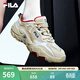 FILA 斐樂(lè )官方老爹鞋男女情侶鞋減震跑步鞋運動(dòng)鞋掠奪者 2 【女款】米色/雨霧灰-AN 37.5