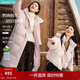 茵曼（INMAN）2025冬季女裝新款三防保暖90鴨絨連帽泡芙輕短羽絨服面包服外套 粉紅色（短款） -18448018H1 M 161-165cm/101-110斤