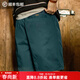 馬登工裝短褲男夏季新款潮牌美式復古寬松直筒休閑褲男士五分褲外穿 石綠色 【今日下單 順豐包郵】 M