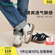 熱風(fēng)新款厚底德訓鞋復古拼色休閑板鞋女減齡學(xué)生阿甘鞋