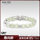 AWNL珍寶珠一生一世葡萄石白水晶手鏈女小眾輕奢送女友生日禮物 【品牌禮盒】 XS碼-推薦手圍13.5-15CM