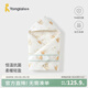 童泰（TONGTAI）嬰兒包被秋冬季純棉夾棉初生寶寶恒溫抱被新生兒抱毯加厚蓋被 綠色 90x90cm
