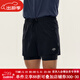 STAW世拓趣跑二合一短褲帶內襯3A抗菌透氣運動(dòng)馬拉松跑步速干褲子 黑色 M 男