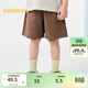 巴拉巴拉童裝寶寶褲子嬰兒褲子男童休閑褲兒童中褲2025夏短褲209225109201