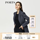 PORTS 寶姿秋冬新品女裝西裝夾克外套ALM9N006NCF022 丈青-1 XXS (0)