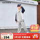 匡威Converse兒童連帽衛衣+長(cháng)褲套裝25年秋季柔軟舒適男女童透氣套裝