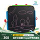 Hape兒童繪畫(huà)板 便攜式實(shí)木磁性雙面小黑板磁性白板套裝1-6歲男女小孩 便攜式藝術(shù)畫(huà)板 3-6Y