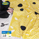 宜家（IKEA）BUSKOPUNTIA布克彭迪預裁布料手工DIY可機洗 黃色/黑色/白色/波點(diǎn)圖案