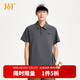 361°t恤男春夏季運動(dòng)休閑polo衫學(xué)院風(fēng)翻領(lǐng)寬松短袖上衣652629104-2