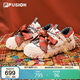 FILA FUSION斐樂(lè )潮牌PISA新年限定2026春季本命年紅色休閑滑板生活鞋
