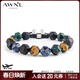 AWNL【生日禮物送男友】多寶珠手鏈男高級感輕奢小眾手串時(shí)尚飾品 【品牌禮盒】多寶珠手鏈 L碼 建議手圍16.5-18cm