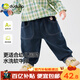 嘟嘟家寶寶牛仔褲卡通秋裝男童褲子秋款潮兒童長(cháng)褲女童童裝 牛仔藍色 90