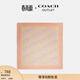 蔻馳（COACH）奧萊女士經(jīng)典標志彩虹色印花桑蠶絲方形圍巾絲巾禮物 混合色