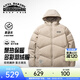 安踏【樊振東同款】多彩羽絨服|短款運動(dòng)復古男士防潑水棉服152548919 【防潑水】素霧灰-1 L (男175)