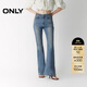 ONLY2025夏季新款立體剪裁小個(gè)子高腰喇叭褲牛仔褲女|125332074 J34 390洗水牛仔藍 L L褲長(cháng)減短