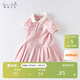 戴維貝拉（DAVE＆BELLA）【汽水棉】夏裝女童連衣裙寶寶PoLo裙女孩公主裙兒童裙子
