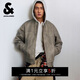 杰克·瓊斯（JACK&JONES） 男裝秋季夾克連帽假兩件略寬松字母裝飾長(cháng)袖外套上衣2253P3003