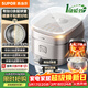 蘇泊爾（SUPOR）4升大容量 家用3-4人 電飯煲電飯鍋煮飯鍋柴火飯 0涂層不銹鋼內膽球釜 一級能效 SF40HC1960微壓
