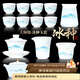 不拙大師級中國白羊脂玉瓷茶具整套高檔喬遷之喜商務(wù)送禮新年生日禮物 4-【大師禮盒】素燒冰種描金藍彩江山井欄茶壺15入
