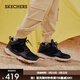 斯凱奇（Skechers）男靴休閑工裝靴男士馬丁靴保暖雪地靴運動(dòng)增高鞋 65731 黑色/BLK 42
