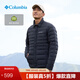 Columbia哥倫比亞戶(hù)外男女拒水650蓬鴨絨排骨保暖羽絨服WE3824 010 黑色 M (175/96A)
