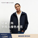 Tommy Hilfiger【輕薄連帽】26春夏新款男裝潮流休閑通勤輕量運動(dòng)夾克外套 藏青色DW5 M （推薦：135-150斤）