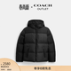 蔻馳（COACH）奧萊男士拼色羽絨夾克羽絨服外套冬季戶(hù)外保暖 黑色 XL