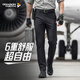 龍牙二代輕騎戰術(shù)褲休閑褲男士休閑戶(hù)外工裝修身/直筒長(cháng)褲春秋商務(wù)褲 極夜黑（修身版） 35 175/84B 136-165斤