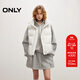 ONLY2025冬季新款簡(jiǎn)約短款顯瘦立領(lǐng)馬甲白鴨絨羽絨服女|125452004 S12亮奶油白色 XS