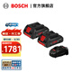 博世（BOSCH） PROCORE18V高能鋰電池 4.0Ah 【2電1充套裝】