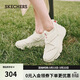 斯凱奇（Skechers）懶懶鞋女鞋春季一腳蹬休閑鞋厚底增高舒適懶人鞋運動(dòng)鞋117310