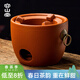 容山堂紅泥炭火爐戶(hù)外圍爐煮茶烤火爐套裝煮茶壺家用燒水壺煮茶爐 紅泥雙耳炭火爐-圓滿(mǎn)