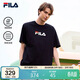 FILA 斐樂(lè )情侶多彩T恤2026年夏男女涼感純棉短袖上衣休閑寬松運動(dòng)t恤