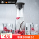 WMF德國進(jìn)口玻璃冷水瓶水杯套裝四件套涼水杯涼杯 倒水杯5件套