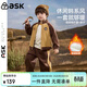 ASK JUNIOR【兒童套裝】25冬季男童加厚保暖立領(lǐng)外套小童衛褲運動(dòng)褲兩件