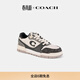 蔻馳（COACH）男士男鞋混合拼接經(jīng)典標志SOHO運動(dòng)鞋板鞋平底鞋休閑鞋 黑色/白堊色 40.5