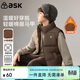 ASK JUNIOR兒童棉服馬甲2025冬立領(lǐng)防風(fēng)背心外套男女童內搭外穿校服神器
