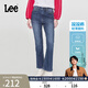 Lee24新品426修身高腰微喇深藍色女輕薄牛仔褲潮A06489 深藍色 24