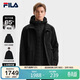 FILA 斐樂(lè )官方男士羽絨服兩件套冬季時(shí)休閑舒適連帽外套