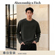 Abercrombie & Fitch經(jīng)典小麋鹿圖案美式棉質(zhì)圓領(lǐng)套頭長(cháng)袖T恤25秋冬男裝124-5565 灰黑色 S (175/92A) 尺碼偏大，建議小一碼