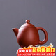 瓷牌茗 迷你紫砂茶壺指尖壺茶寵茶玩可養袖珍小茶壺功夫茶具配件茶盤(pán)擺件 朱泥（龍蛋）指尖壺