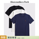 Abercrombie & Fitch經(jīng)典小麋鹿圖案棉質(zhì)3件組合裝重磅短袖T恤25秋季男裝124-5044 海軍藍多色 L (180/108A)