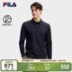 FILA 斐樂(lè )官方男子針織長(cháng)袖POLO衫2026春季簡(jiǎn)約基礎防曬上衣