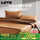 LOVO羅萊家紡 A類(lèi) 頭層牛皮 牛皮席涼席 雙人 單席 棕色 180*200