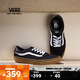 VANS范斯官方 Brooklyn LS黑色生膠底簡(jiǎn)約復古男鞋帆布鞋 黑色 40