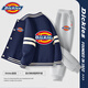 Dickies6-12歲中小學(xué)男女兒童美式潮流春秋款棒球服套裝夾克新款運動(dòng)服 斯標_雙藏青+斯標K灰 140